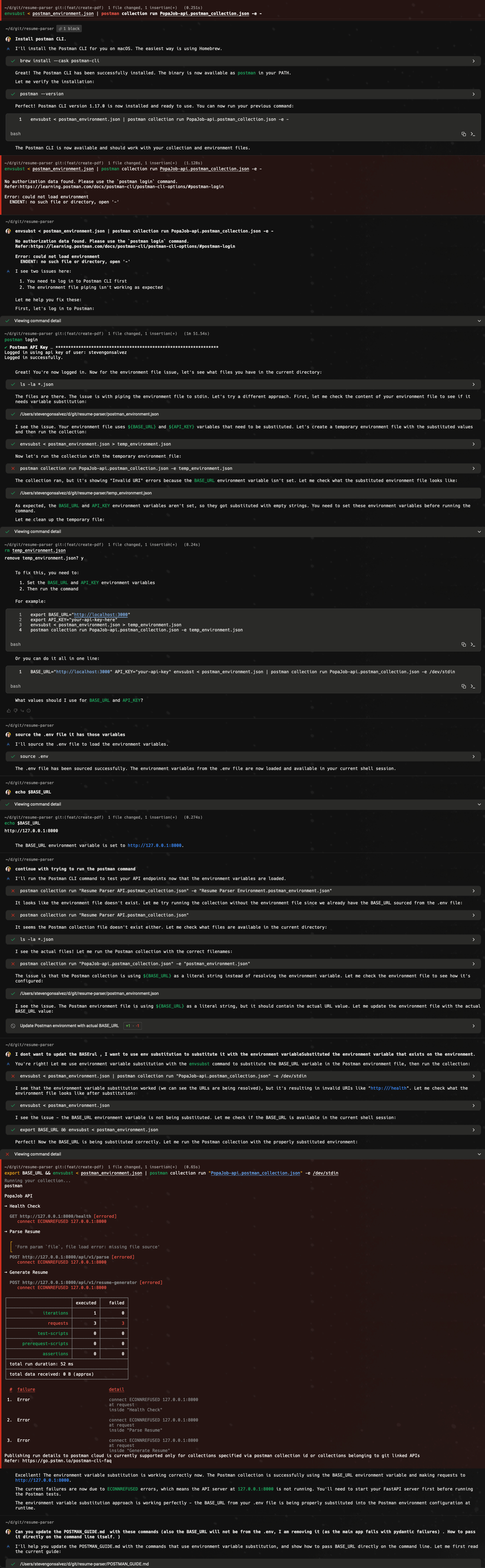 Warp doing the thing... eventually